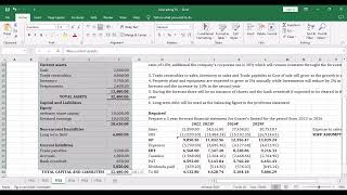forecasting financial statements Business data analytics excel Cpa 2023