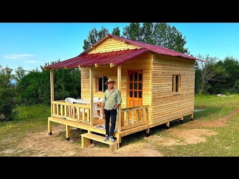 Видео: Деревянный самодел. От начала до конца с размерами. Строительство шале.