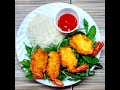 КРЕВЕТКИ ТЕМПУРА С РИСОМ / TEMPURA SHRIMPS WITH RICE