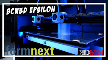 First Look At The BCN3D Epsilon Large Format IDEX 3D Printer - #Formnext