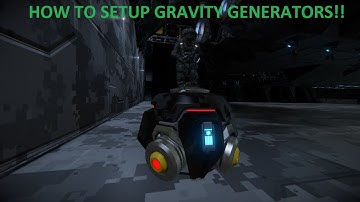 Space Engineers - Setting up Gravity Generators