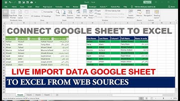 how to Connect Google Sheet To ms excel in hindi