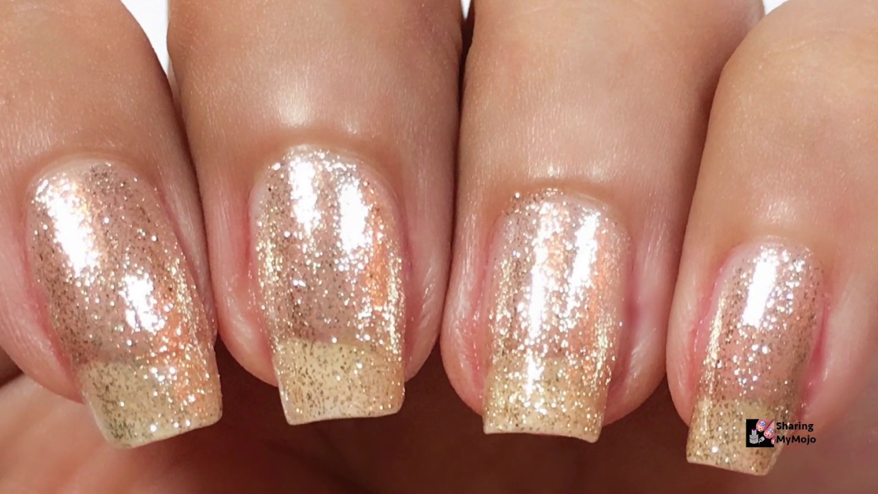 Fall/Winter Nail Polish of the week | Golden Shimmer festive Nail colour