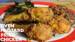 How To Make Oven Mustard Fried Chicken