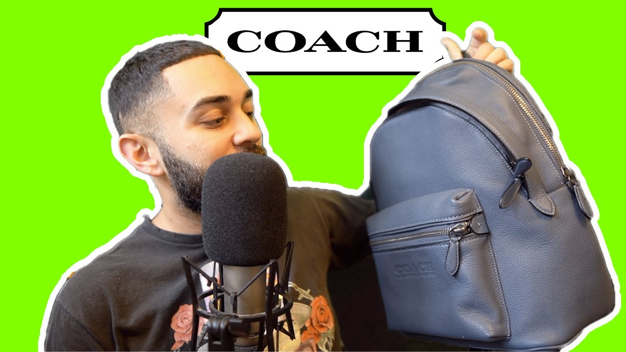 COACH Men’s Backpack Review!!! - YouTube