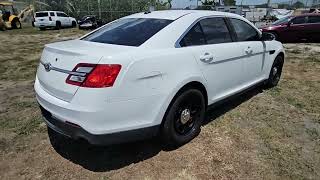 2013 Ford Taurus Police Interceptor Lot#123