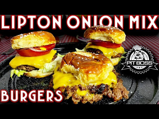 Lipton Onion Soup Mix Burgers - Mommy Hates Cooking