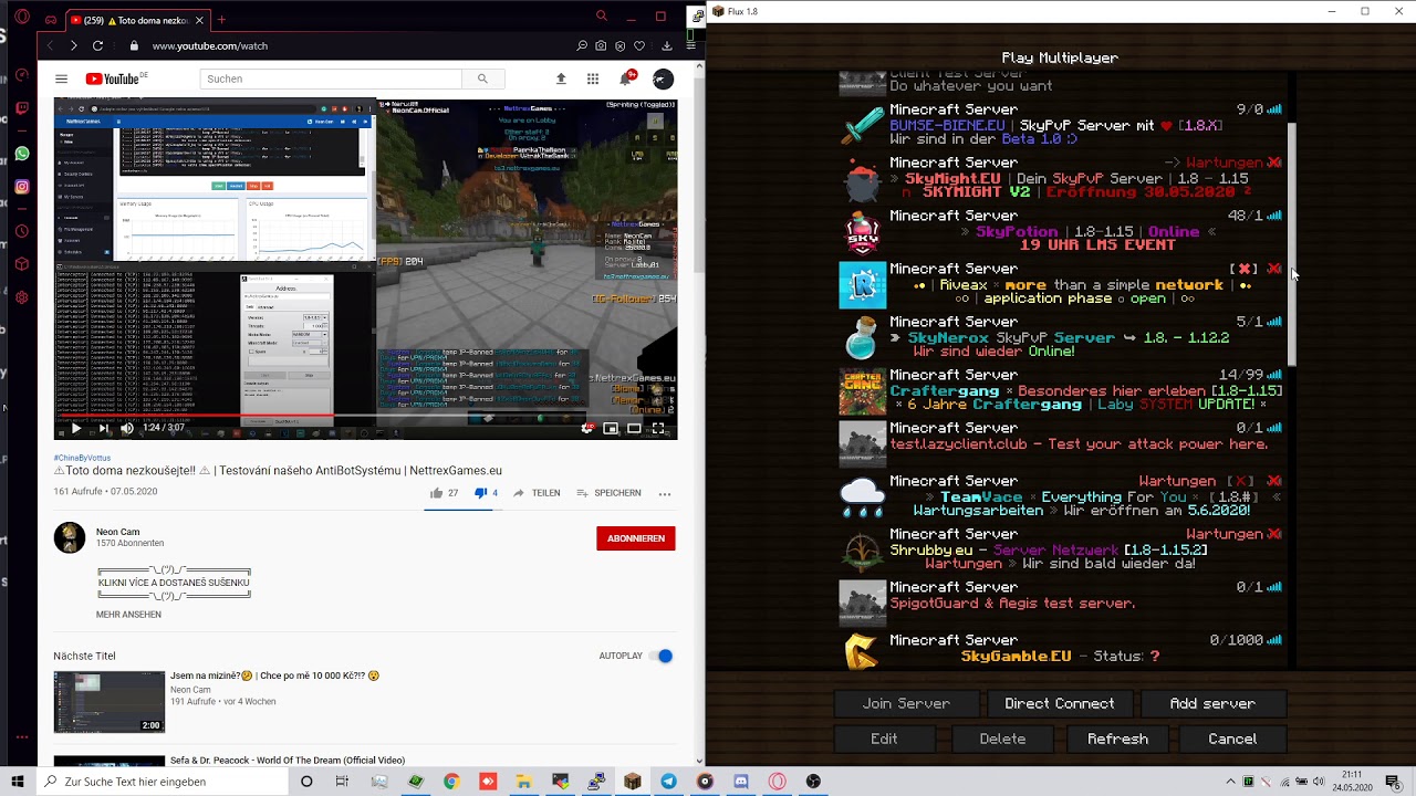 Deathbot Minecraft Your antibot is trash and deathbot too - YouTube
