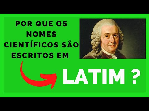 Vídeo: Como os nomes científicos são escritos?