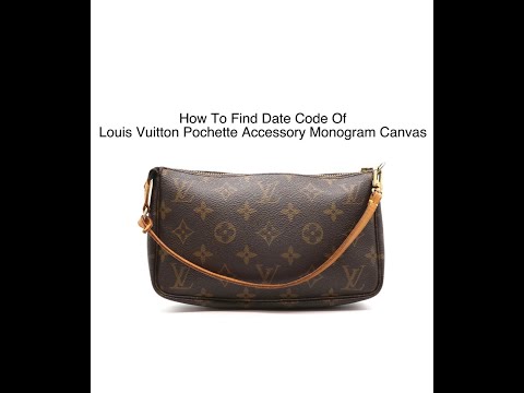 LOUIS VUITTON Vintage Pochette Accessoires | Monogram | Date Code: VI0050