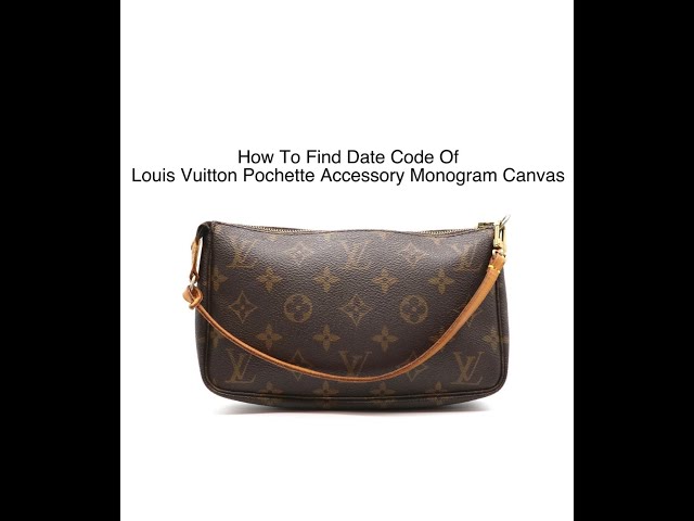 louis-vuitton pochette monogram Date Code :LU 4280