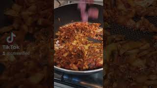 Kimchi Spam Rice food cooking foodie recipe kimchi kimchirice