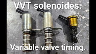 Ubicacion y cambiar Valvulas Solenoides VVT, Chevrolet Malibu.  VVT solenoids, variable valve timing