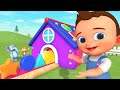 Learn Shapes for Children with Little Baby Fun  Play DIY Wooden House Shapes Toy Set 3D Kids Edu