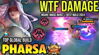 PHARSA BEST BUILD 2024 | TOP GLOBAL PHARSA GAMEPLAY | MOBILE LEGENDS✓