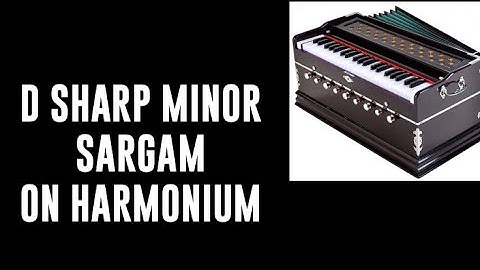 D Sharp Minor Scale Sargam on Harmonium for daily riyaz @singing helper