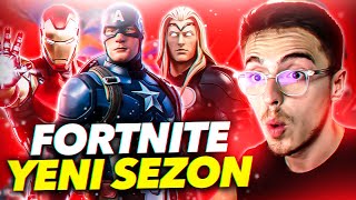 FORTNİTE YENİ SEZON GELDİ! (Marvel Karakterleri)