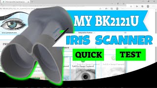 Iris Biometric Recognition Demo in Web PHP using BK2121U Iris Scanner - This is NOT a TUTORIAL screenshot 2