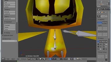 Creating a basic rig for the Fire Flyer in Blender.