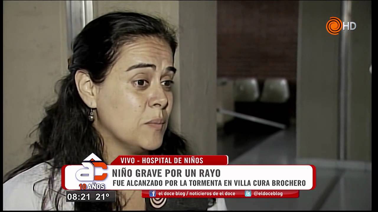 Parte médico del nene alcanzado por un rayo - #ArribaCórdoba - YouTube