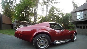 1975 corvette stingray 350 L48,4 speed, hooker headers side pipes