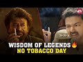 Powerful words superstar rajinikanth  thalapathy vijays message   no tobacco day  sun nxt