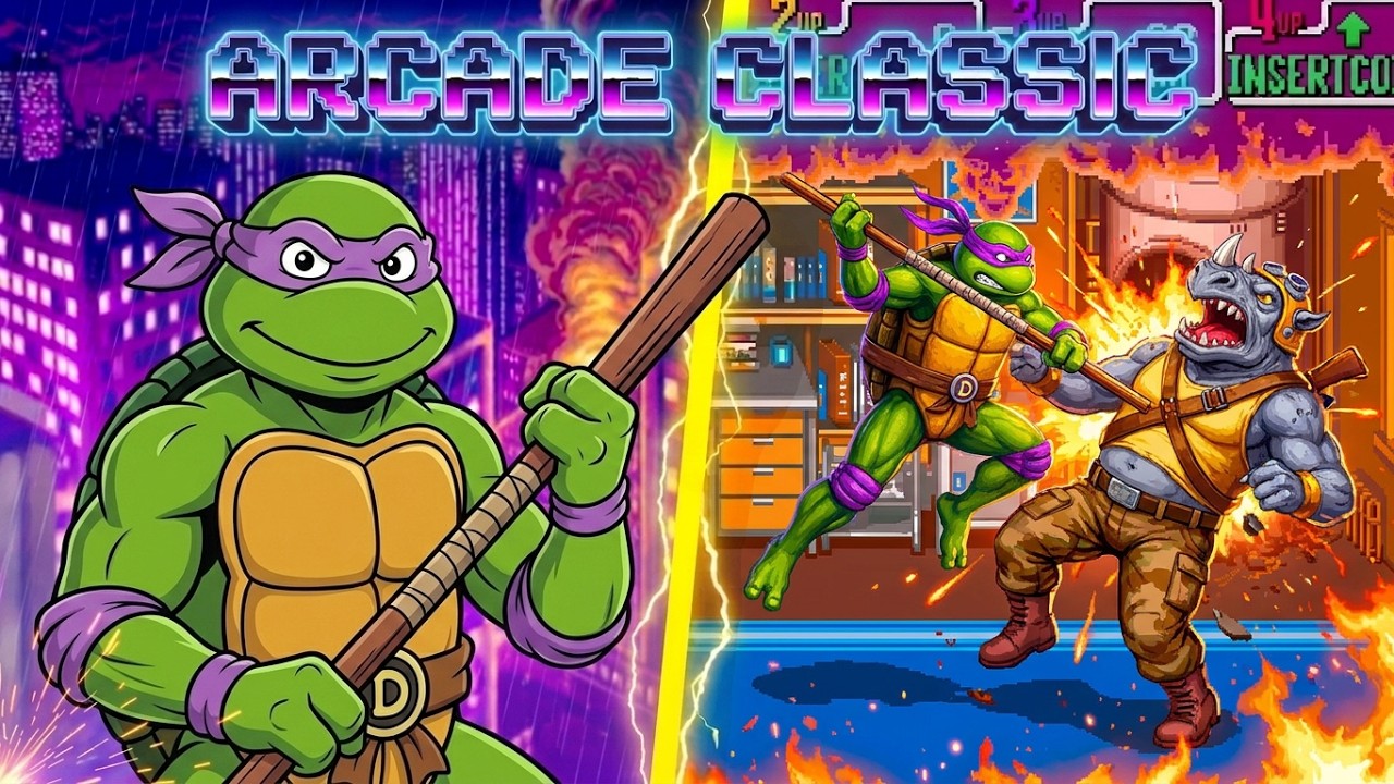 Teenage Mutant Ninja Turtles Arcade Fan Remaster is now available