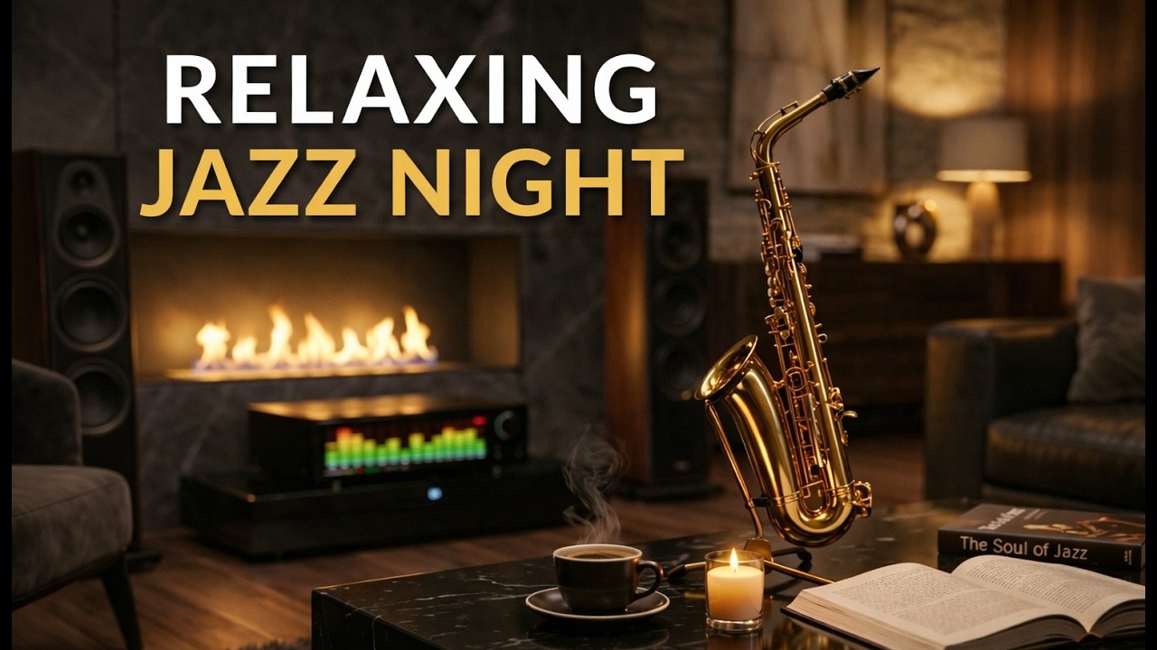 Smooth Saxophone Jazz Night – Cozy Lounge Music