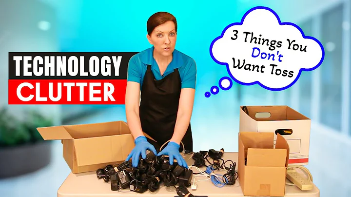 Cables and Cords in the Clutter Corner - WAIT! Bef...
