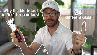 The Multitool  discover 24 different uses that this tool has to offer when painting.