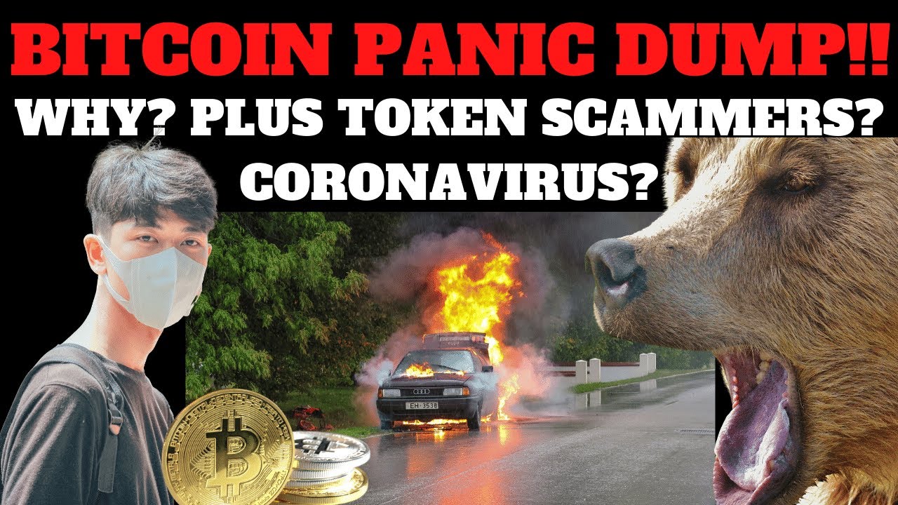 BITCOIN PANIC DUMP! WHY? PLUS TOKEN? CORONAVIRUS? LIVE TA, PRICE ...