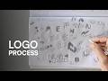 How to Design a Logo for Tech Brand | Complete Logo Design Process | Sketch to vector #logo