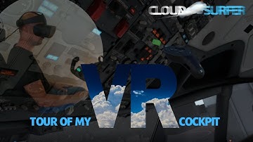 Virtual Cockpit Tour - How I Fly In VR - Xplane 11 - Oculus Rift S.
