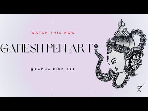Mandala Art for Beginners | Ganesh Mandala Art | Pen Drawing | Ganesh Drawing | Step-by-Step |Doodle
