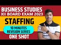 Staffing  one shot class 12 business studies board exam 2023  complete revision in simple way