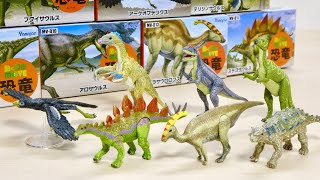 動く図鑑MOVE恐竜のフィギュア 10番~16番を開封 アロサウルス フクイサウルス パラサウロロフス テリジノサウルス