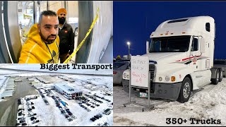 12 million dollar ka Trucking Company ka Yard  | journey 0 to 300+ Trucks in canada