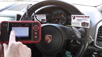 CRP123e Porsche ABS PSM Fault Diagnosis Step By Step Guide   Simple & Quick OBD2 Code Reader Scanner