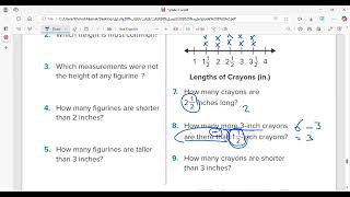 Reveal math grade 3 lesson 12_ 11 show measurement data on a line plot