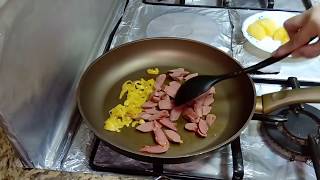 Best Recipe 2020 Fried Sausage And Boiled Potato