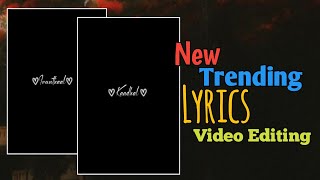 New Viral Reel Lyrics Video Editing 🤯/ Alightmotion video editing tamil ✨/ Chutti Tech Tamil 🔥