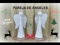 Pareja de ngeles. Serie Navidea. Tutorial seis.