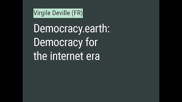 #SWAP: Virgile Deville (Democracy.earth)