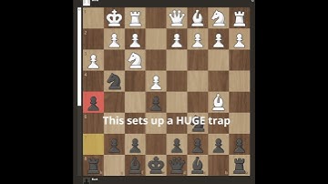 BRILLIANT CHECKMATE IN 9 MOVES!! (Fishing Pole Trap) #shortsfeed #short #shortvideo