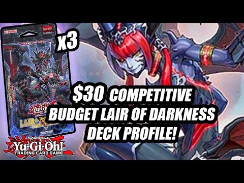 Yu-Gi-Oh! BEST $30 BUDGET DARKEST DIABOLOS DECK PROFILE! 3X LAIR OF  DARKNESS DECK PROFILE! 2018