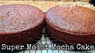 Super Moist Mocha Cake | Recipe Pinas