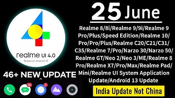 Realme June 2023 Software Update List | Stable & Beta Update | Android 14 Updates Here 🔥