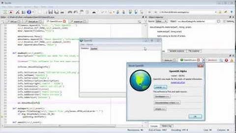Aula 14   Interfaces Gráficos com wxPython   OpenGIS AboutDialog
