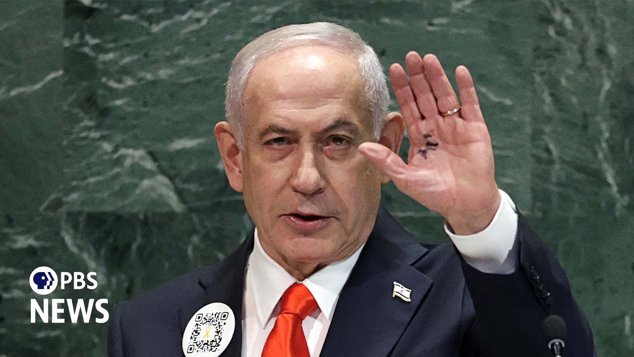 WATCH: Facing global isolation, Israel's Benjamin Netanyahu addresses U.N. General Assembly