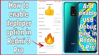 How to Enable/Disable Developer Options Redmi 9 Pro & USB Debugging Enable 2020 screenshot 3